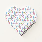 Personalisiert Polka Dot Teapot Tee Tee Tee Party Notizblock (Rückseite)