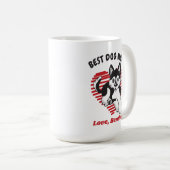 Personalisiert Pomsky Puppy Dog Mama Individuelle Kaffeetasse (VorderseiteRechts)