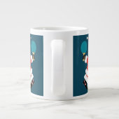 Personalisiert Pong Pong Holiday Gift Jumbo-Tasse (Rückseite)