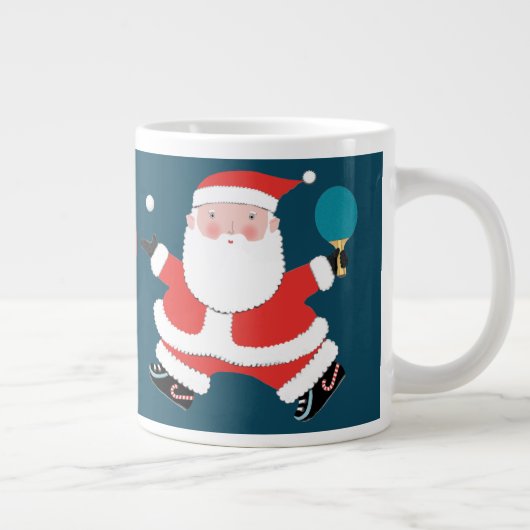 Personalisiert Pong Pong Holiday Gift Jumbo-Tasse (Rechts)