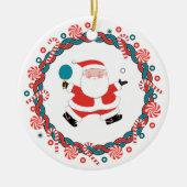 Personalisiert Pong Pong Holiday Gift Keramik Ornament (Vorne)