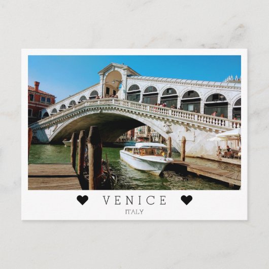 Personalisiert, Ponte di Rialto, Venedig, Italieni Postkarte (Vorderseite)