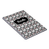 Personalisiert Poodle Pattern Funny Notizblock (Rechte Seite)