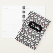 Personalisiert Poodle Pattern Funny Planer (Anzeige)