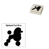 Personalisiert Poodle Puppy Dog Gummistempel (Stempel)