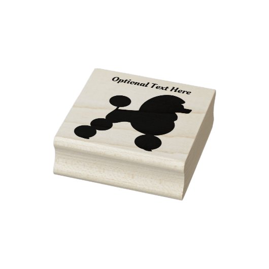 Personalisiert Poodle Puppy Dog Gummistempel (Stempel)