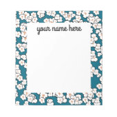 Personalisiert Popcorn Notepad Notizblock (Vorderseite)