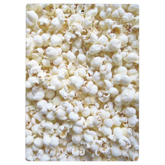 Personalisiert Popcorn Texture Fotografy Klemmbrett (Rückseite)