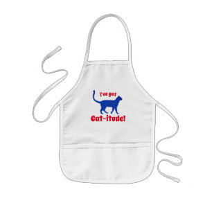 Personalisiert Popular habe ich Katzenjude Got Kinderschürze
