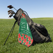 Personalisiert PORTUGAL Golfhandtuch (Gras)