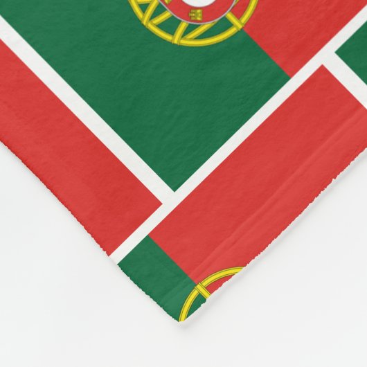 Personalisiert PORTUGIESE FLAG Fleecedecke (Ecke)