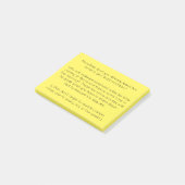 Personalisiert Post-it Klebezettel (angewinkelt)