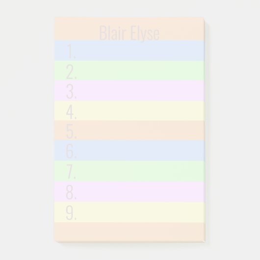 Personalisiert Post-it Klebezettel (Vorderseite)