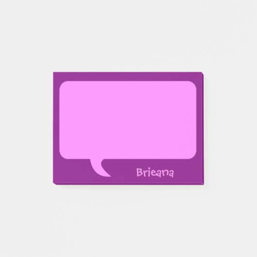 Personalisiert Post-it Klebezettel (Vorderseite)