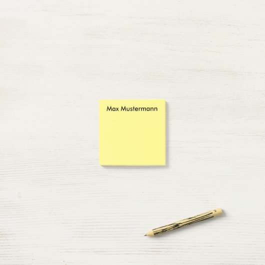 personalisiert post-it klebezettel (Auf Schreibtisch)