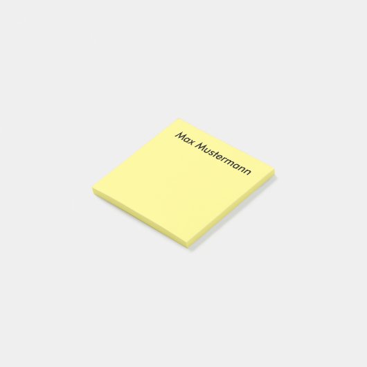 personalisiert post-it klebezettel (angewinkelt)