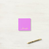 Personalisiert Post it Sticky Notes Post-it Klebezettel (Auf Schreibtisch)