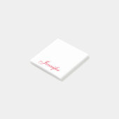 Personalisiert Post it Sticky Notes Post-it Klebezettel (angewinkelt)