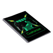 Personalisiert-Power-Gamer-Notebook Notizblock (Rechte Seite)