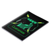 Personalisiert-Power-Gamer-Notebook Notizblock (Linke Seite)
