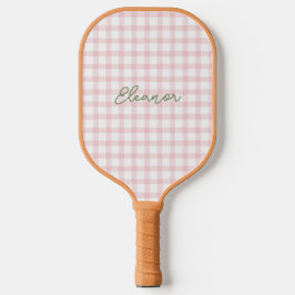 Personalisiert Preppy Gingham Pickleball Paddle