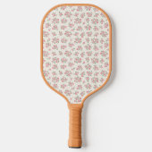 Personalisiert Preppy Gingham Pickleball Paddle (Rückseite)