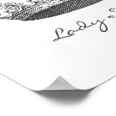 Personalisiert Princess Crown Poster (Ecke)