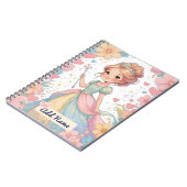 Personalisiert Princess-Notebook - Name hinzufügen Notizblock (Linke Seite)