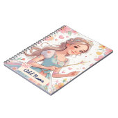 Personalisiert Princess-Notebook - Name hinzufügen Notizblock (Linke Seite)