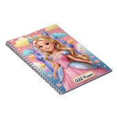 Personalisiert Princess-Notebook Notizblock (Rechte Seite)