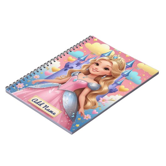 Personalisiert Princess-Notebook Notizblock (Linke Seite)