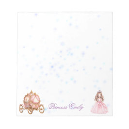 Personalisiert Princess Notepad Notizblock
