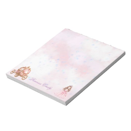 Personalisiert Princess Notepad Notizblock (Rotiert)
