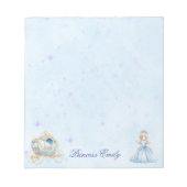 Personalisiert Princess Notepad Notizblock (Vorderseite)