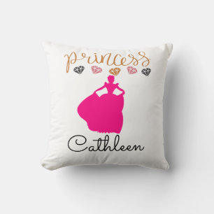 Personalisiert Princess Throw Kissen