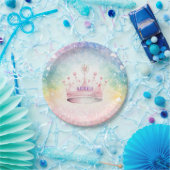 Personalisiert Princess Tiara Birthday Pappteller (Party)