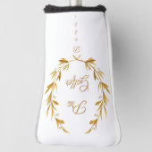 Personalisiert Pro Golfer Putter Golf Head Cover Headcover (Rotieren 90)