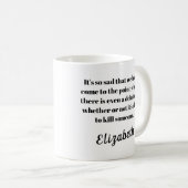 Personalisiert Pro-Life Kaffeetasse (VorderseiteRechts)