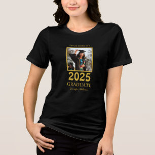 Personalisiert-Proud-Schwester-Abschluss Tri-Blend Shirt