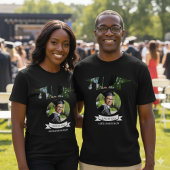 Personalisiert Proud Vater Abschluss Foto T-Shirt