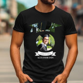 Personalisiert Proud Vater Abschluss Foto T-Shirt