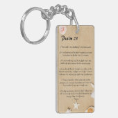 Personalisiert Psalm 23 Schlüsselanhänger (Vorderseite links)