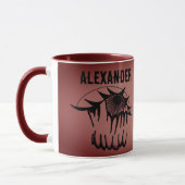 Personalisiert Psychedelic Bloodshot Vision Tasse (Links)