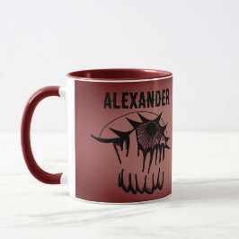 Personalisiert Psychedelic Bloodshot Vision Tasse