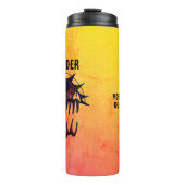 Personalisiert Psychedelic Bloodshot Vision Thermosbecher (Vorderseite)