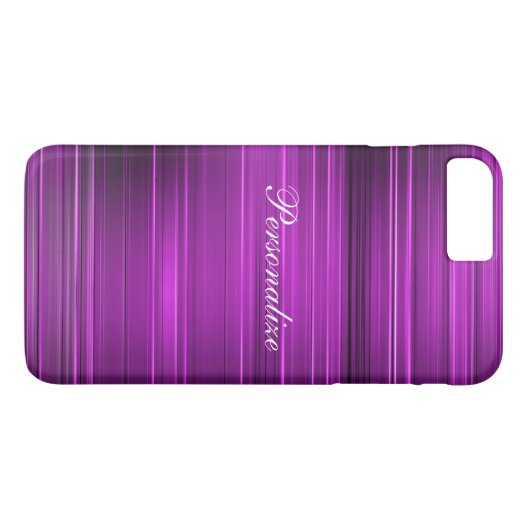 Personalisiert Psychedelic Lila Case-Mate iPhone Hülle (Rückseite (Horizontal))