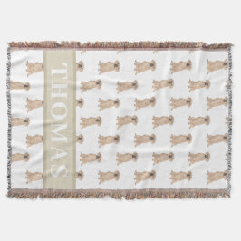 Personalisiert Puggle Decke
