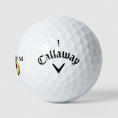 Personalisiert Punk Avocado Callaway Golf Balls Golfball (Logo)