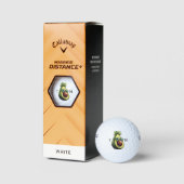 Personalisiert Punk Avocado Callaway Golf Balls Golfball (Verpackungen)