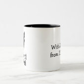 Personalisiert Purfect Cat Vater Zweifarbige Tasse (Mittel)